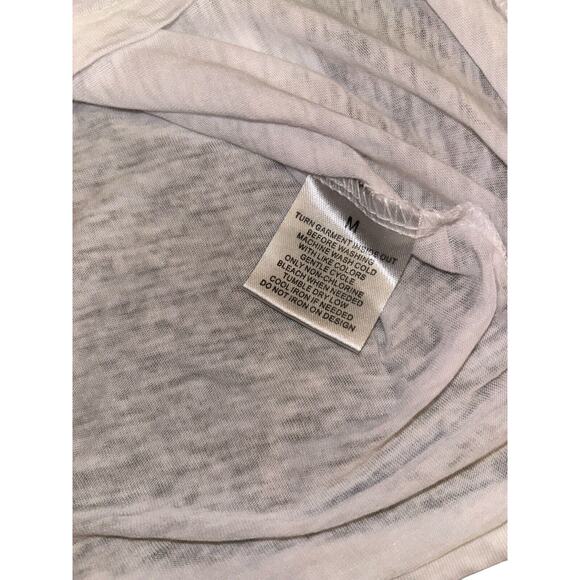 Coca Cola Womens T-shirt Size M White Rainbow Multicolored Logo Burnout Tee‎ - Picture 5 of 7